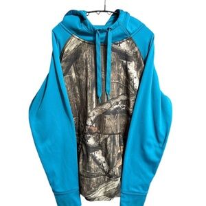 Energy Zone Camo and Teal Hoodie